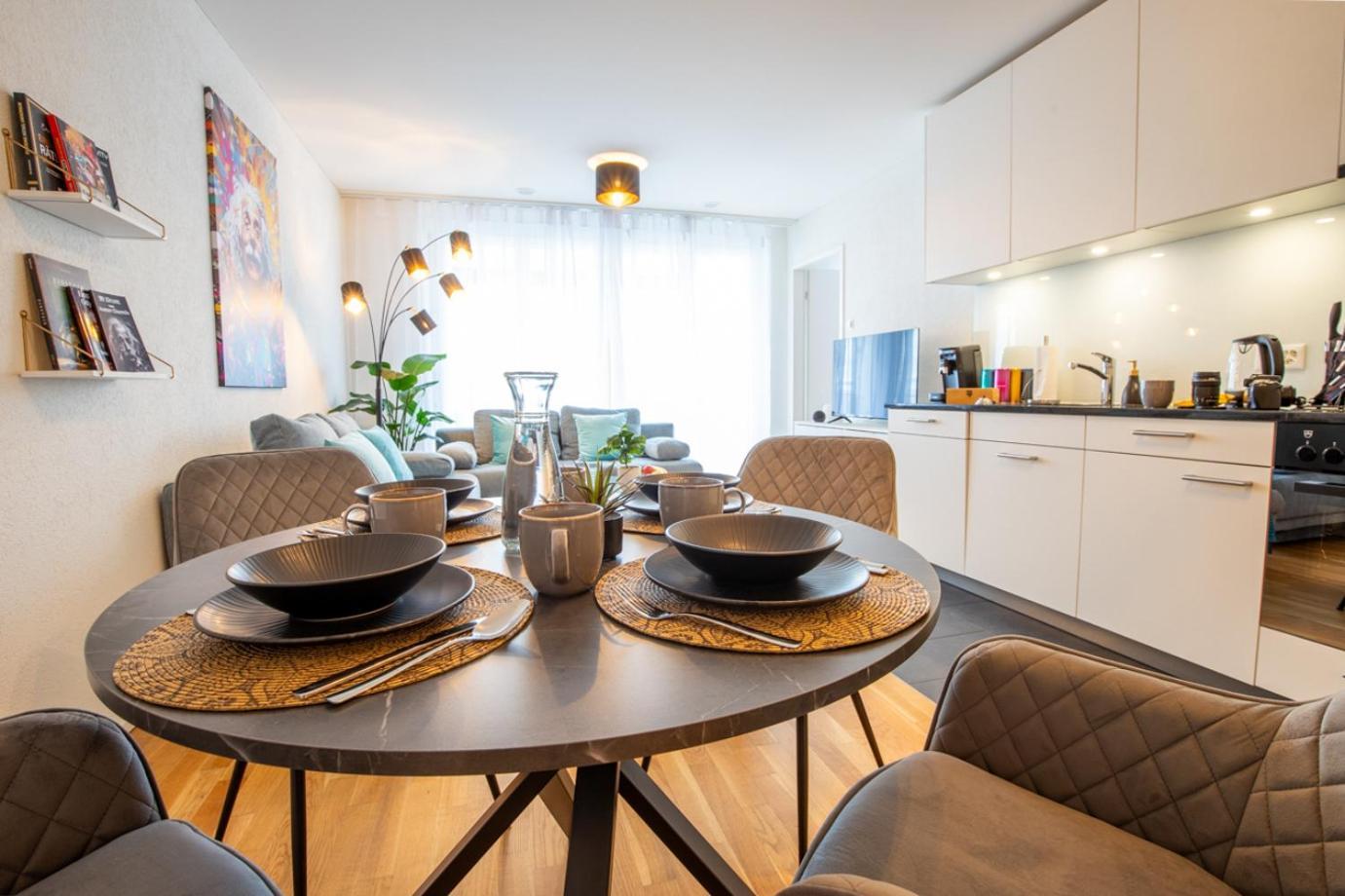 Special Einstein I Apartment Basel, Messe Kleinbasel 10-Star מראה חיצוני תמונה